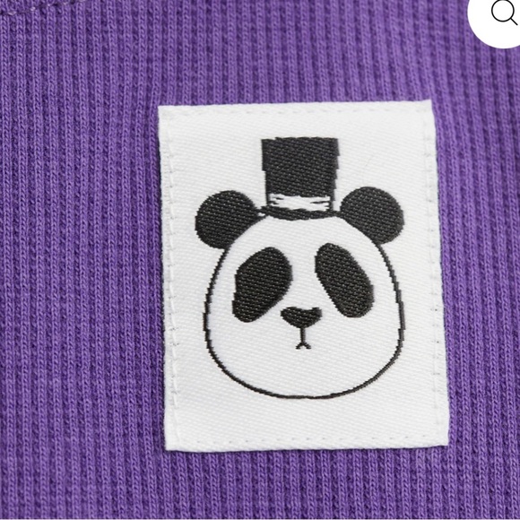 Mini Rodini Vibrant Purple Kids Leggings - Picture 2 of 4